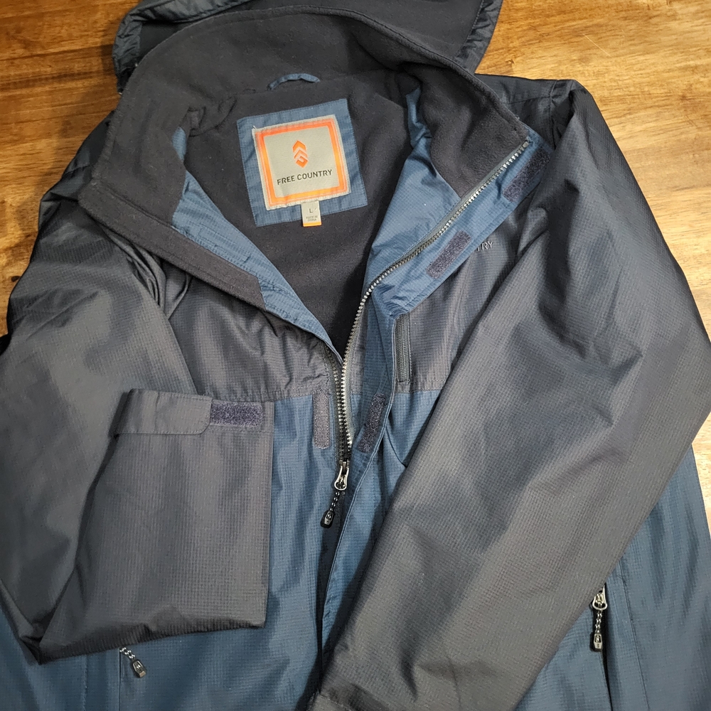 Free Country Men's Dark Blue Performance Jacket